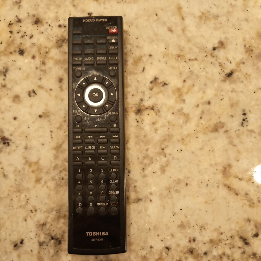 Toshiba DVD Remote OEM Genuine Model SE RO252 Tested Works